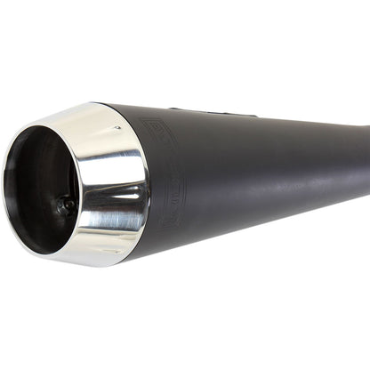 Bassani Manufacturing Road Rage Exhaust - Black - Short - '06-'17 FXD [MPN: 13122J]_349726