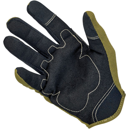 Biltwell Inc. Moto Gloves - Olive/Black - 2X-Large 1501-0309-006_353494