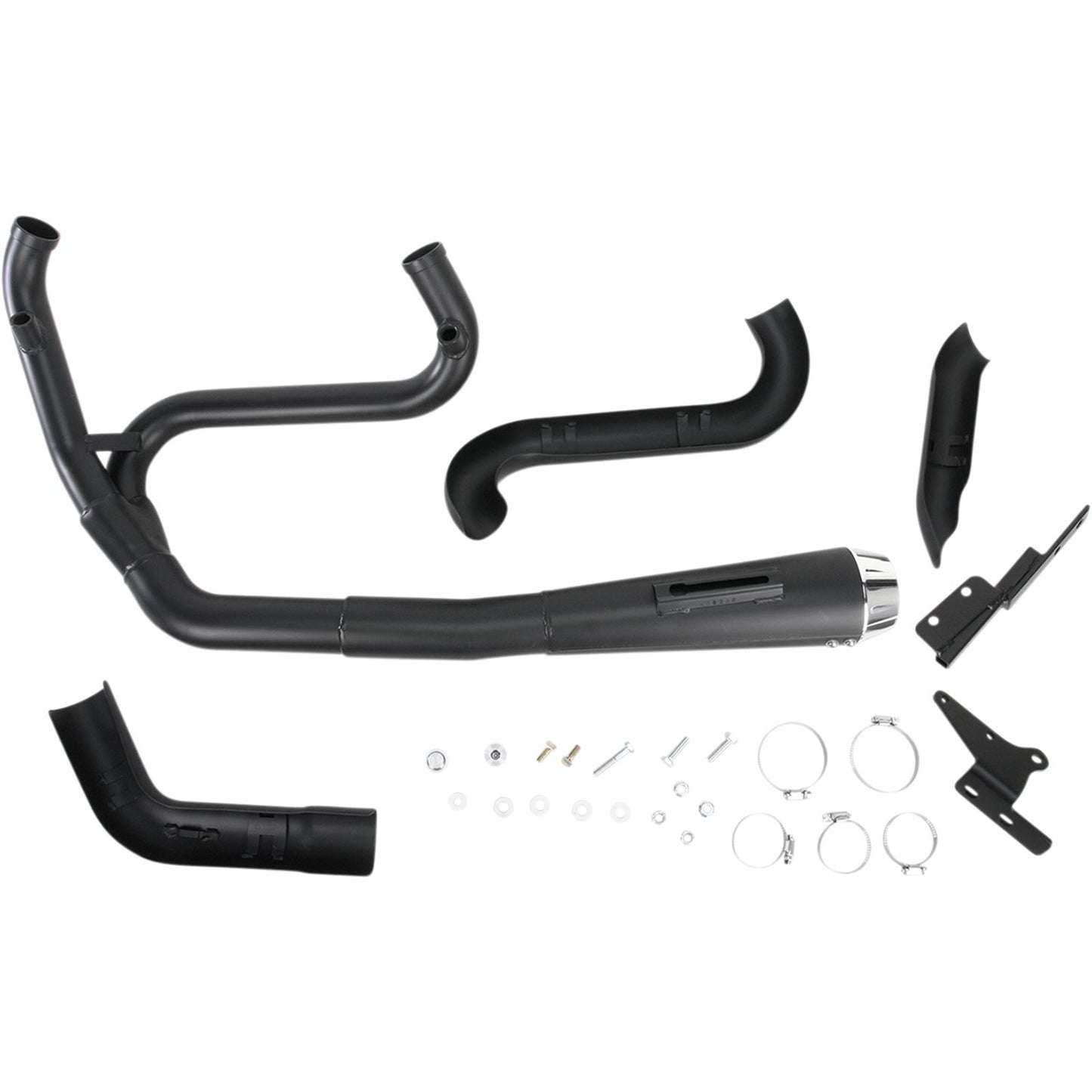 Bassani Manufacturing Road Rage 2:1 Exhaust - Black - FXD [MPN: 1D5250B]_349741