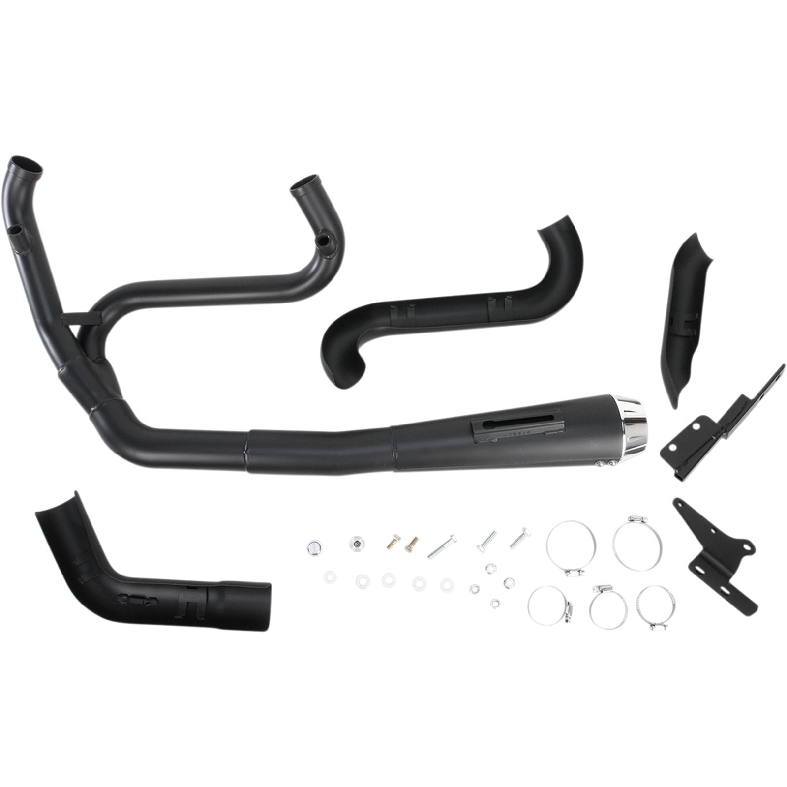 Bassani Manufacturing Road Rage 2:1 Exhaust - Black - FXD [MPN: 1D5250B]_349741