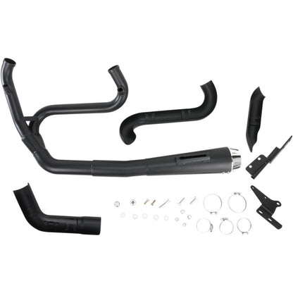 Bassani Manufacturing Road Rage 2:1 Exhaust - Black - FXD [MPN: 1D5250B]_349741