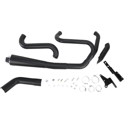 Bassani Manufacturing Road Rage 2:1 Exhaust - Black - FXD [MPN: 1D5250B]_349745