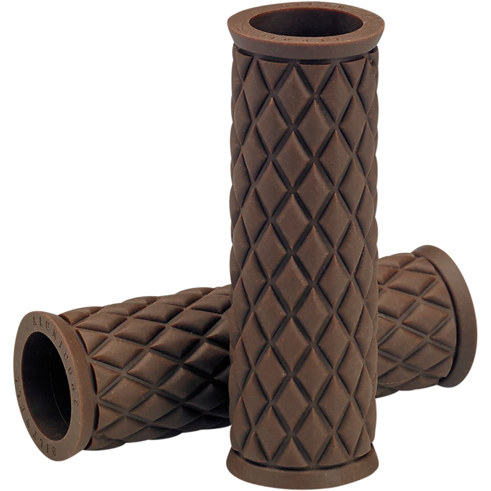Biltwell Inc. Chocolate Alumicore Replacement Grips 6706-0401_352936