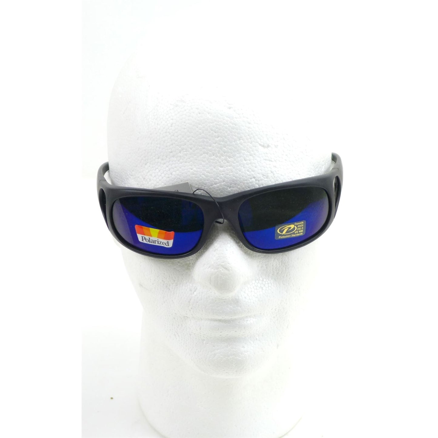 Pacific Coast Sunglasses Strike - Polarized Grey with Blue Mirror/Black 4222_1175303