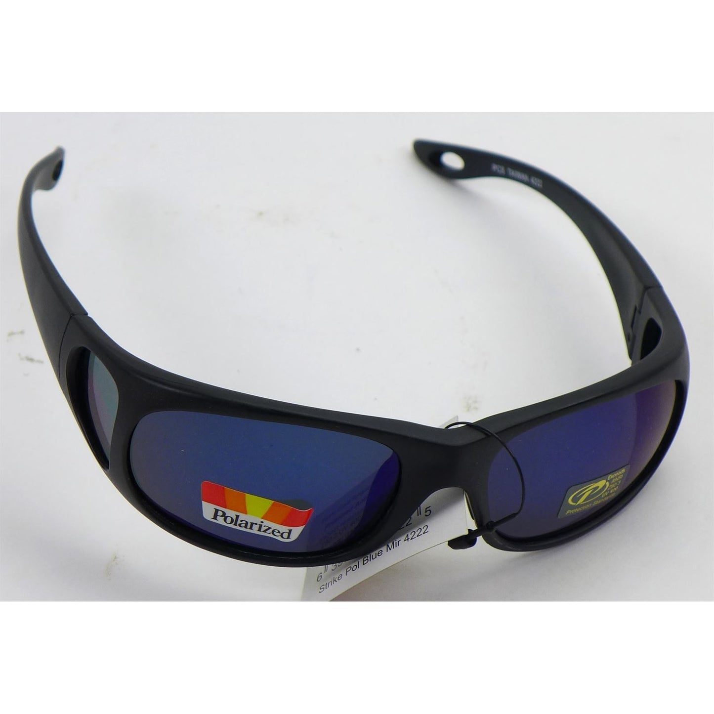 Pacific Coast Sunglasses Strike - Polarized Grey with Blue Mirror/Black 4222_1175304