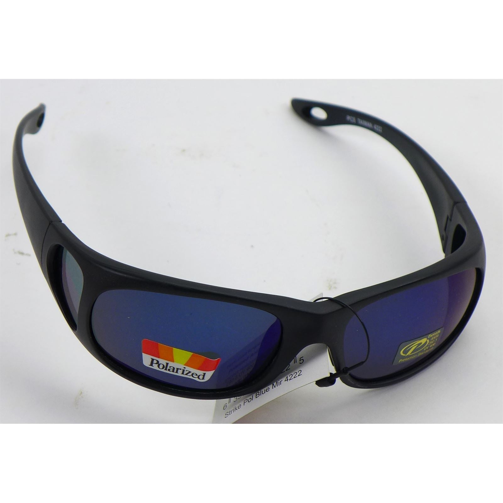 Pacific Coast Sunglasses Strike - Polarized Grey with Blue Mirror/Black 4222_1175304