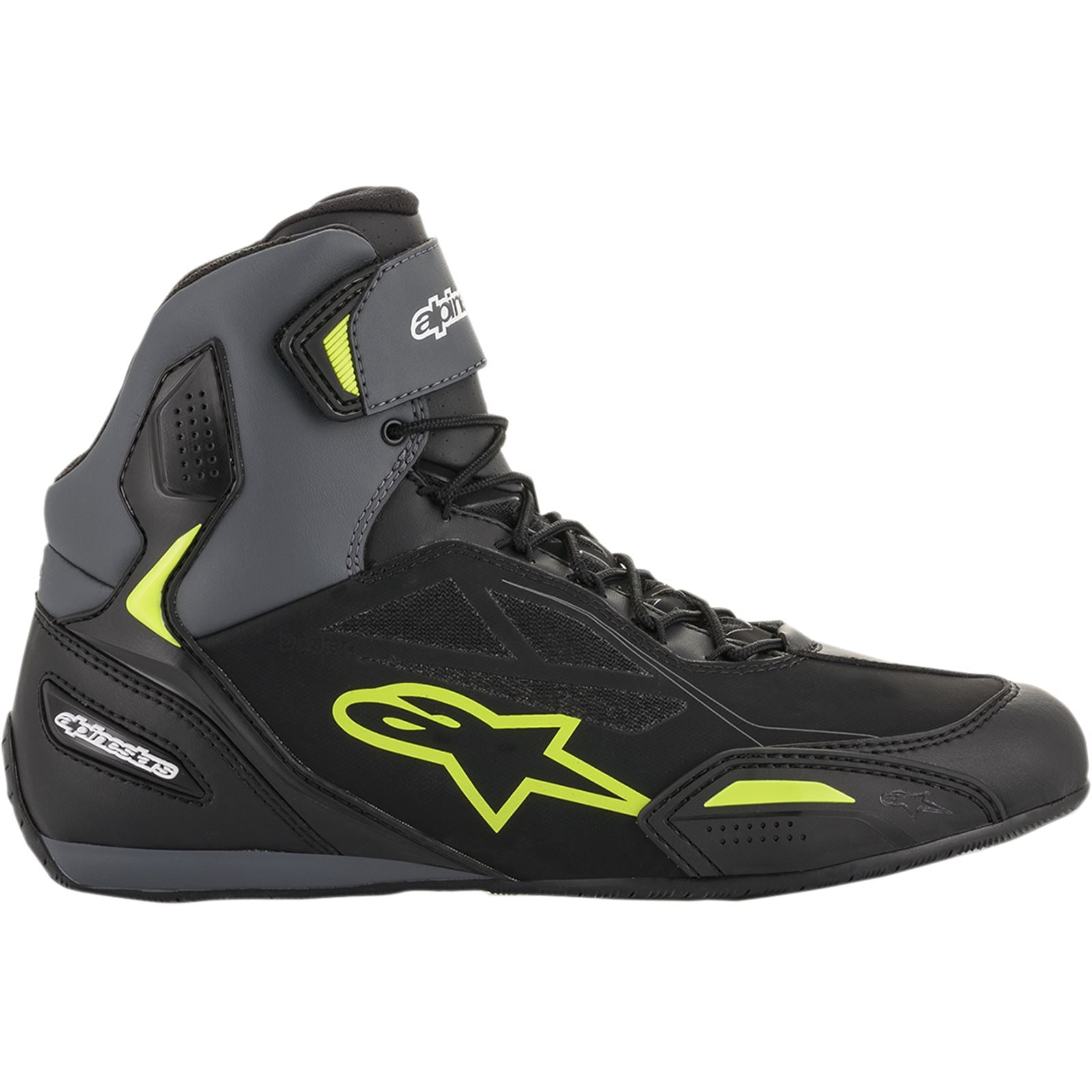 Alpinestars Faster-3 Drystar Shoes - Black/Grey/Yellow - Size 13 [MPN: 2540719175-13]_339112