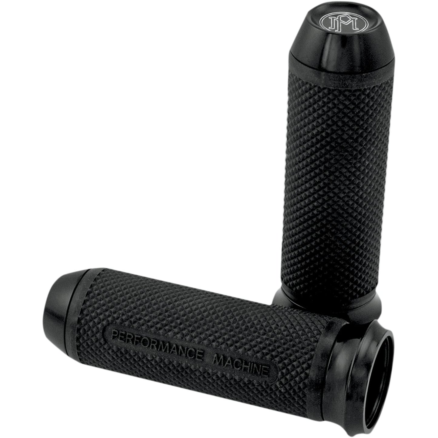 Performance Machine Black Elite Grips for Throttle-by-Wire 0063-2028B_452572
