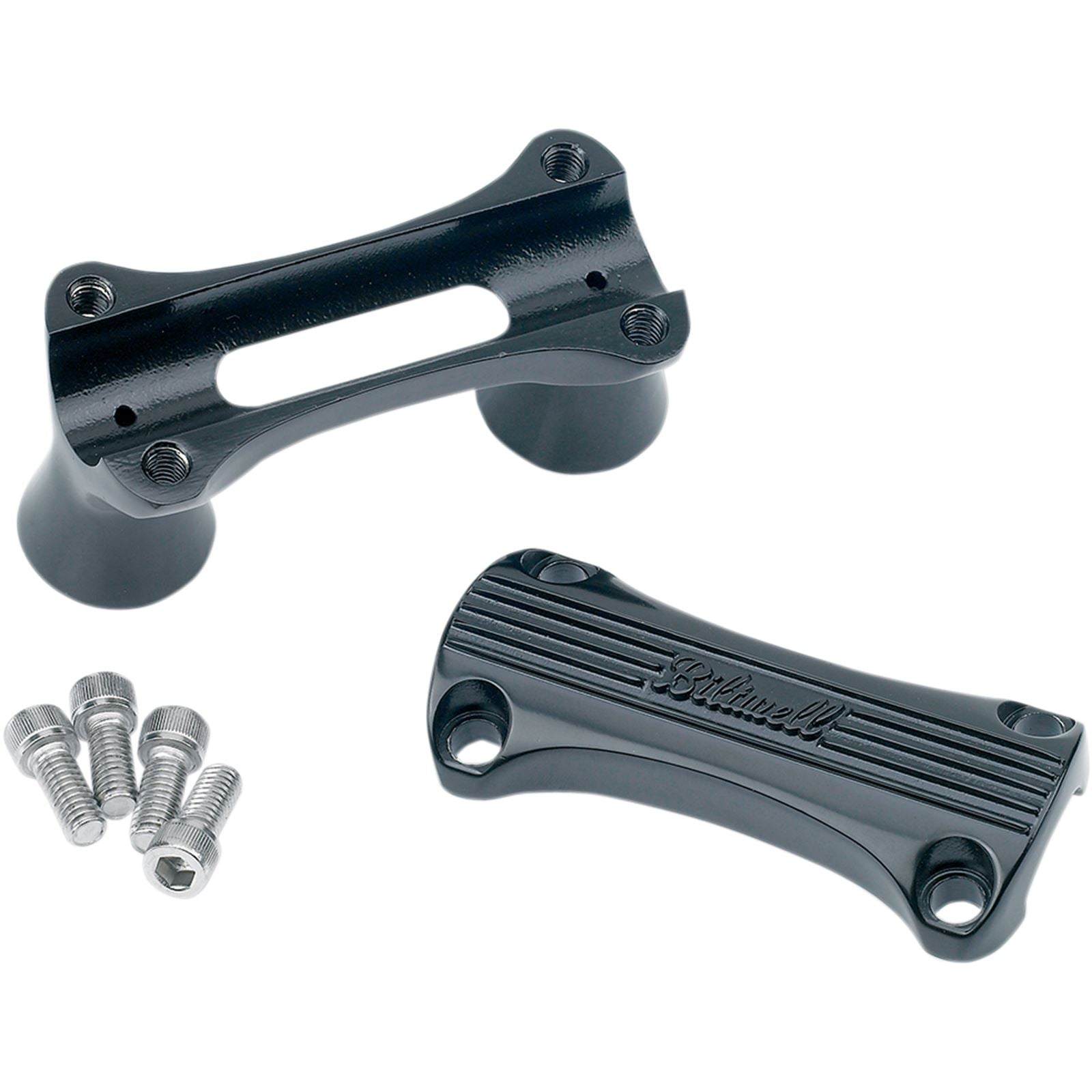 Biltwell Inc. Black 2" Thunder Risers 6402-201-02_352881