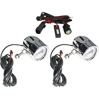 Custom Dynamics ProBeam LED Fog Light - Universal - Chrome PB-FOG-UNV-C_367330