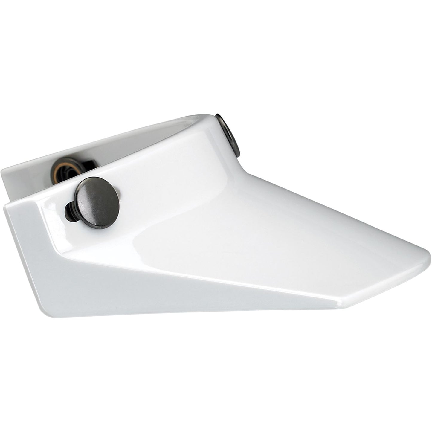 Biltwell Inc. Moto 3-Snap Visor - White 2002-562_352629