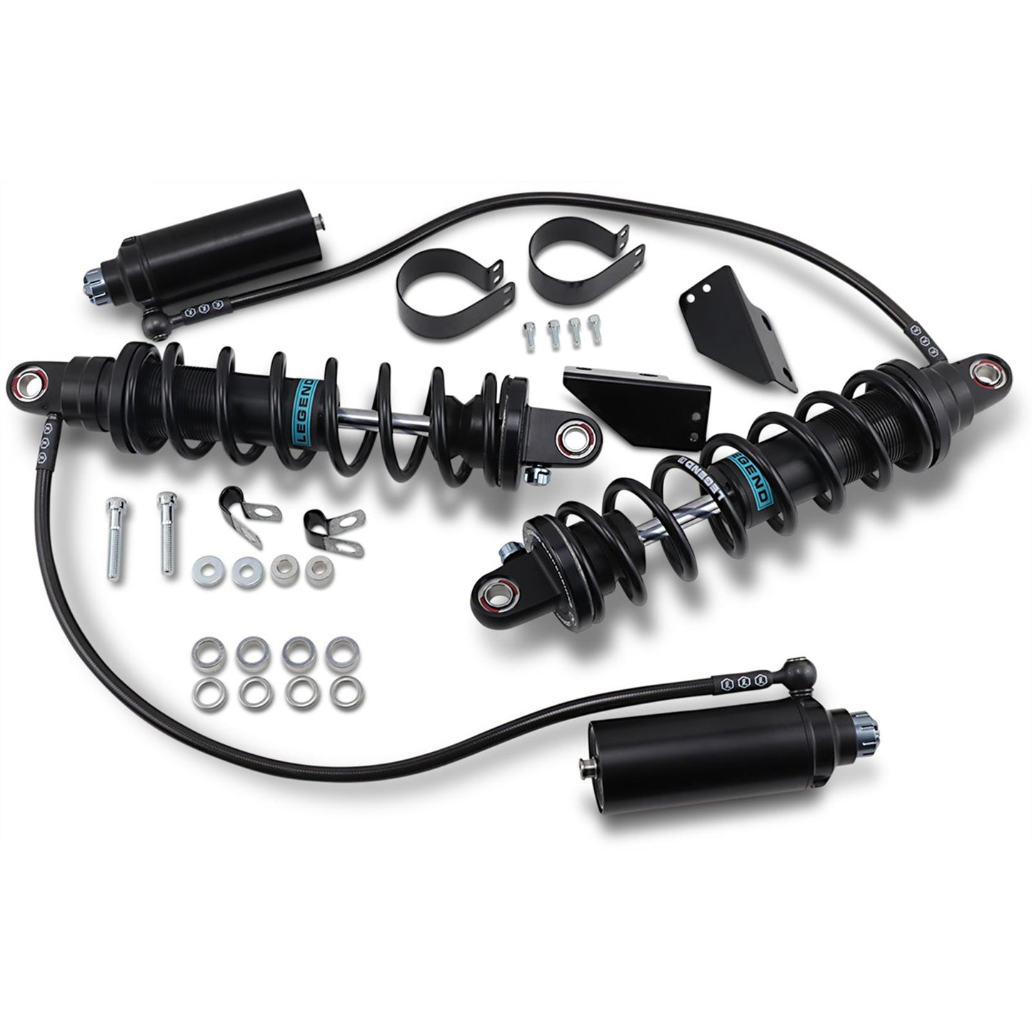 Legend Suspensions Revo ARC Remote Reservoir Shocks - Heavy Duty - Black - 13" - '14-'20 FL [MPN: 1310-1887]_418361