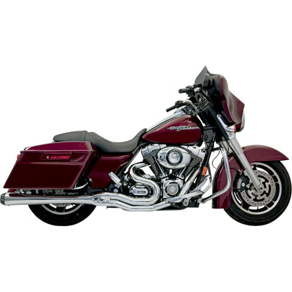 Bassani Manufacturing 2:1 Exhaust - Chrome - Megaphone - '95-'16 FL [MPN: FLH-747]_349751