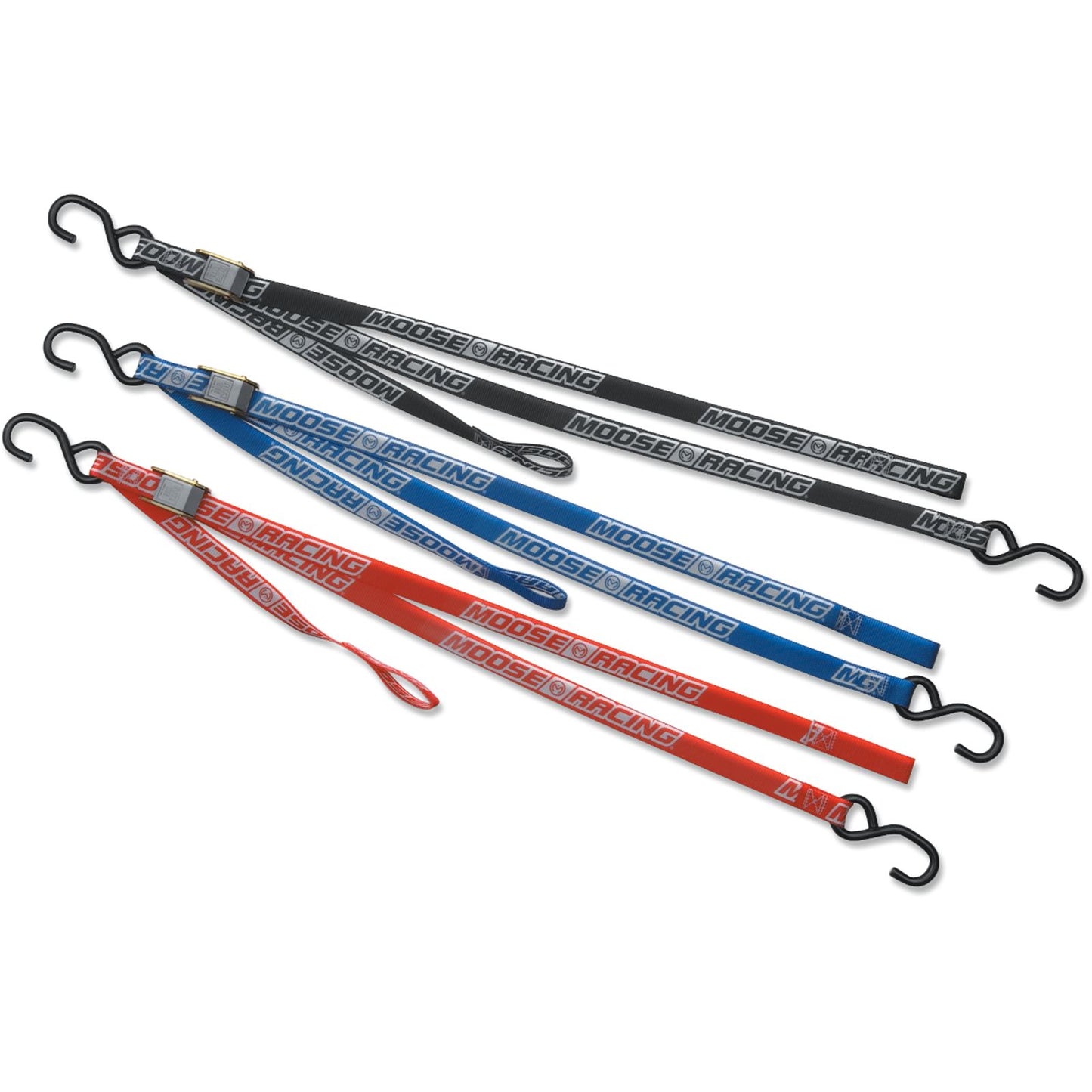 Moose Offroad Soft-Tie Tie-Downs - Black 3920-0302_438233