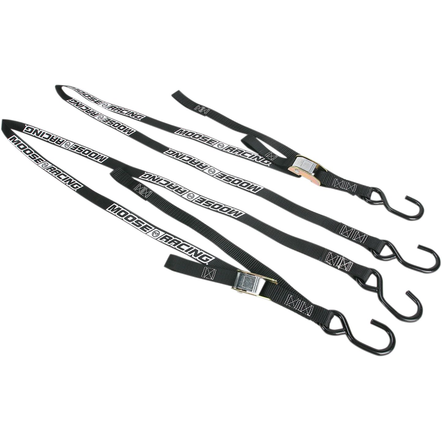 Moose Offroad Soft-Tie Tie-Downs - Black 3920-0302_438234