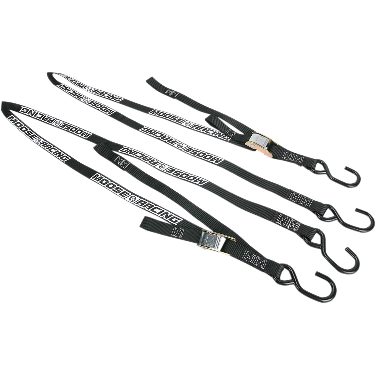 Moose Offroad Soft-Tie Tie-Downs - Black 3920-0302_438234