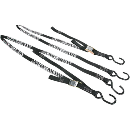 Moose Offroad Soft-Tie Tie-Downs - Black 3920-0302_438234