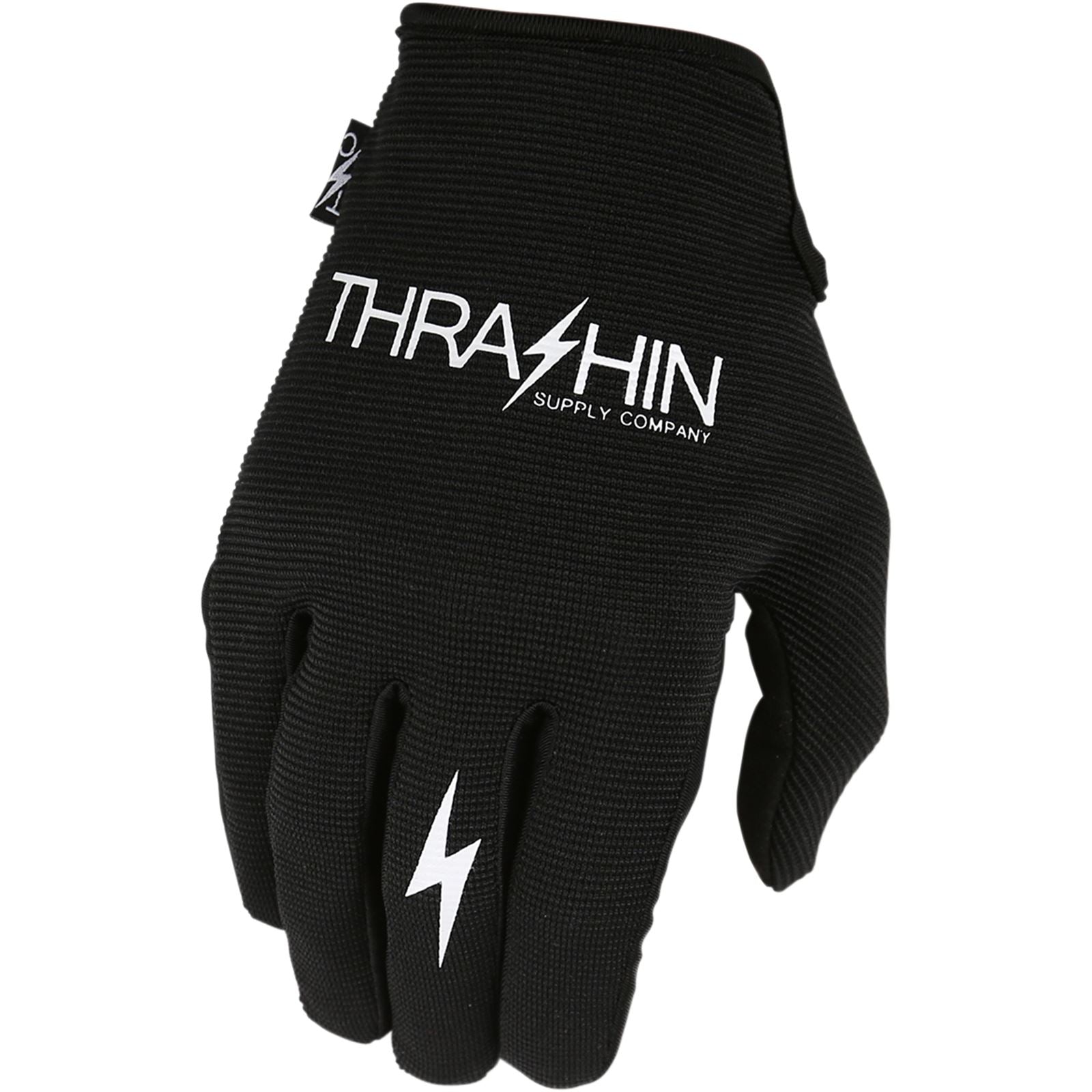 Thrashin Supply Company Stealth Gloves - Black/Black - Large [MPN: SV1-01-10]_483464