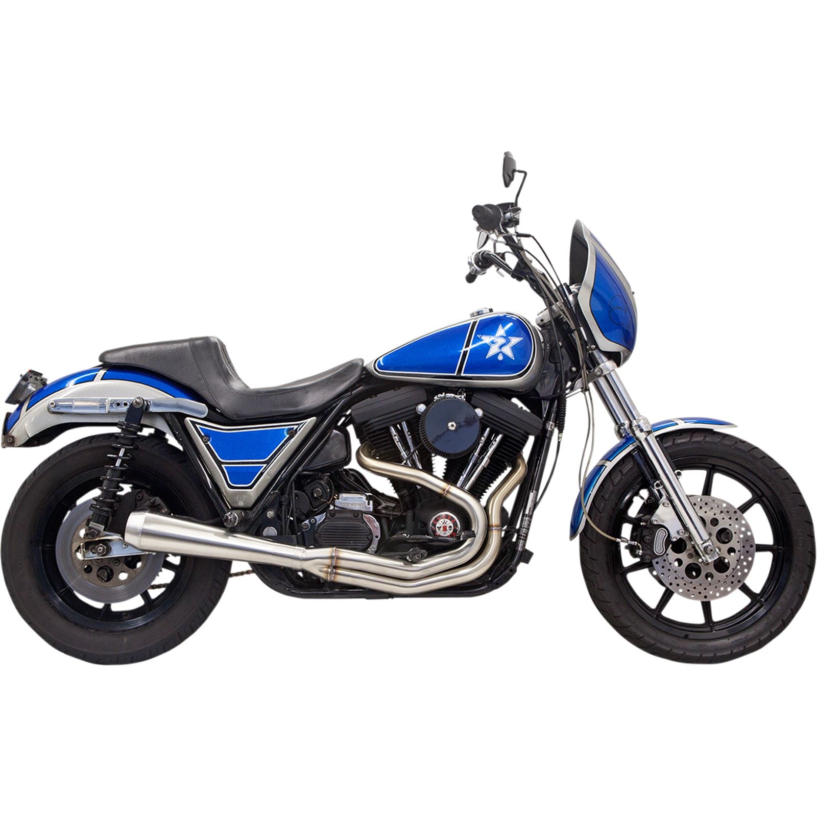 Bassani Manufacturing Road Rage 3 Exhaust - Stainless Steel [MPN: 1FXRSS]_349856
