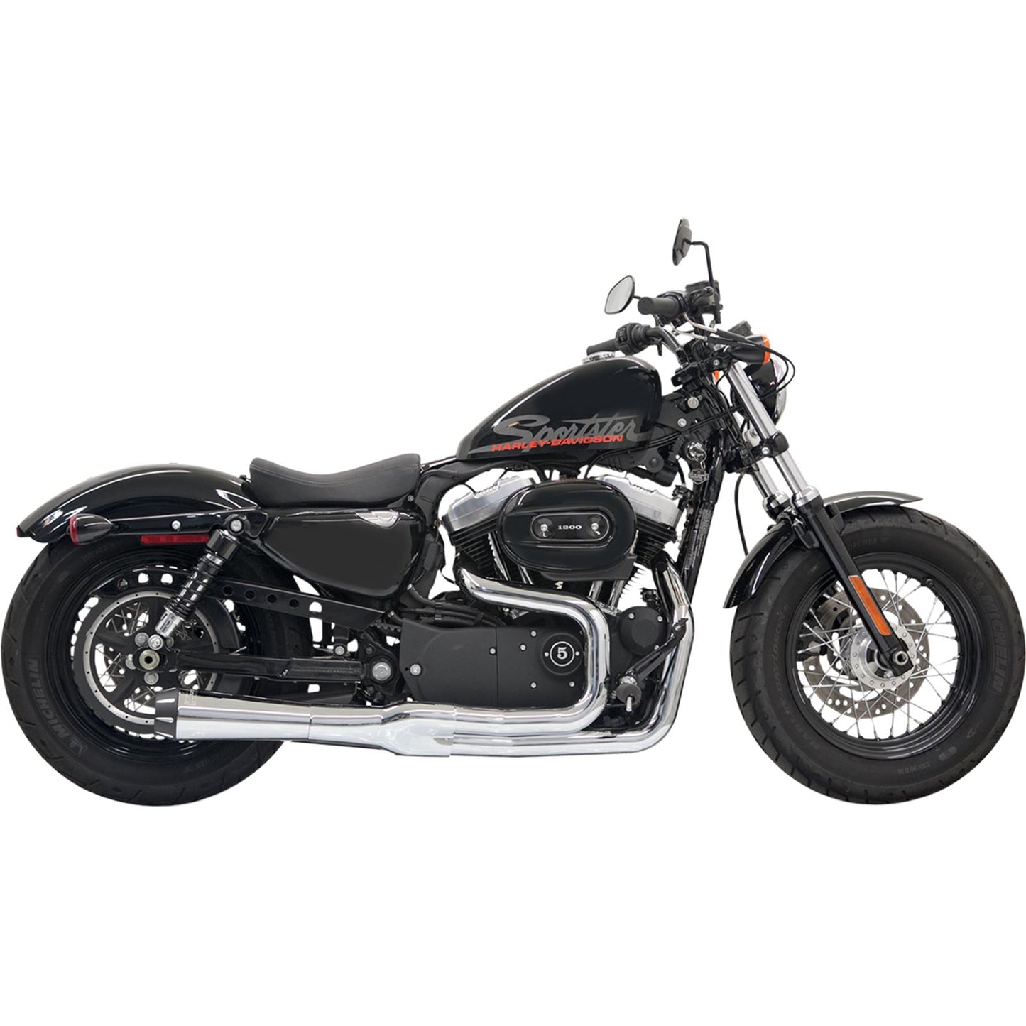 Bassani Manufacturing Mega Power Exhaust - Chrome [MPN: 1X22R]_349773