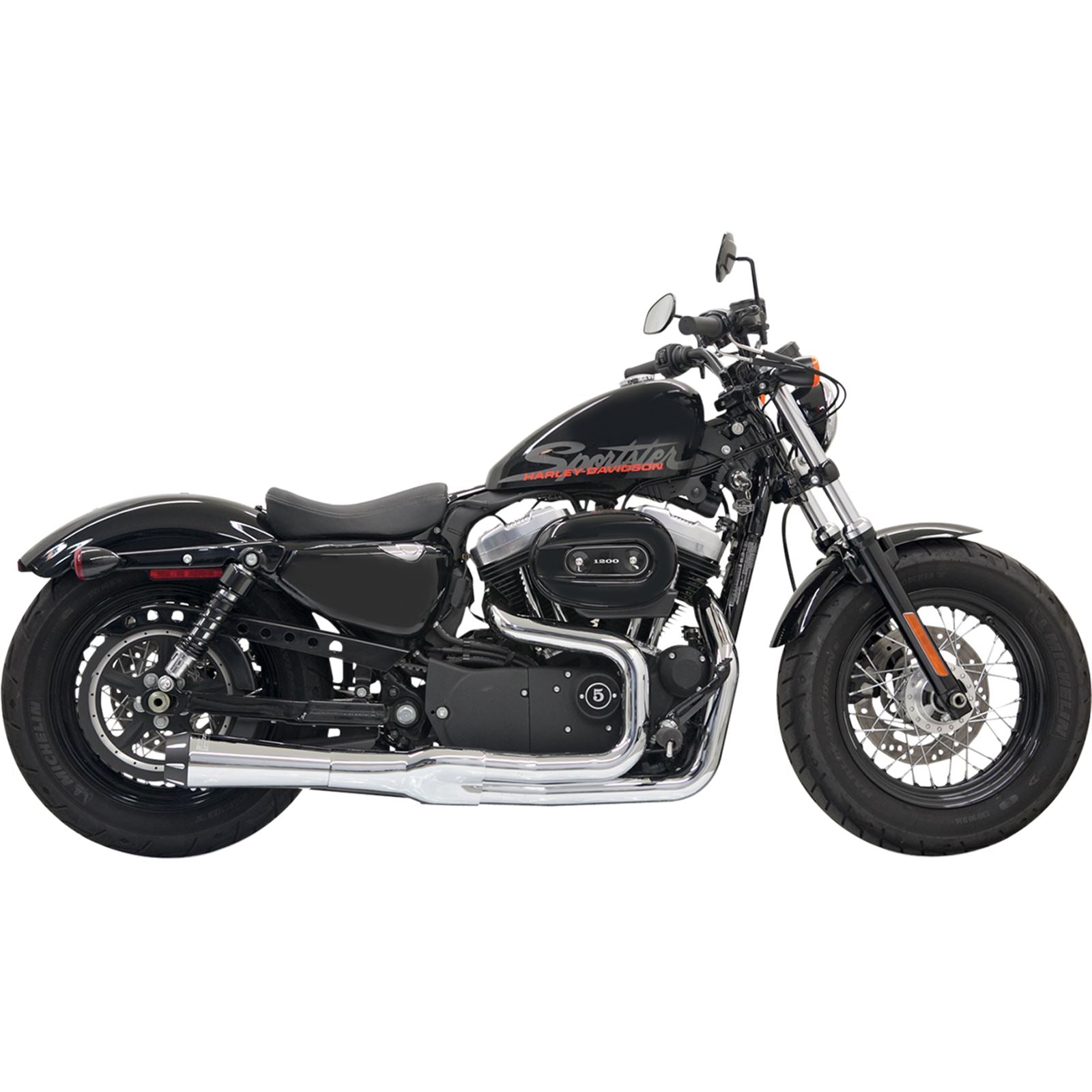 Bassani Manufacturing Mega Power Exhaust - Chrome [MPN: 1X22R]_349773