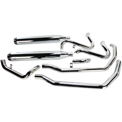 Bassani Manufacturing Down Under Exhaust - Chrome - Straight Can [MPN: 1F76R]_349850