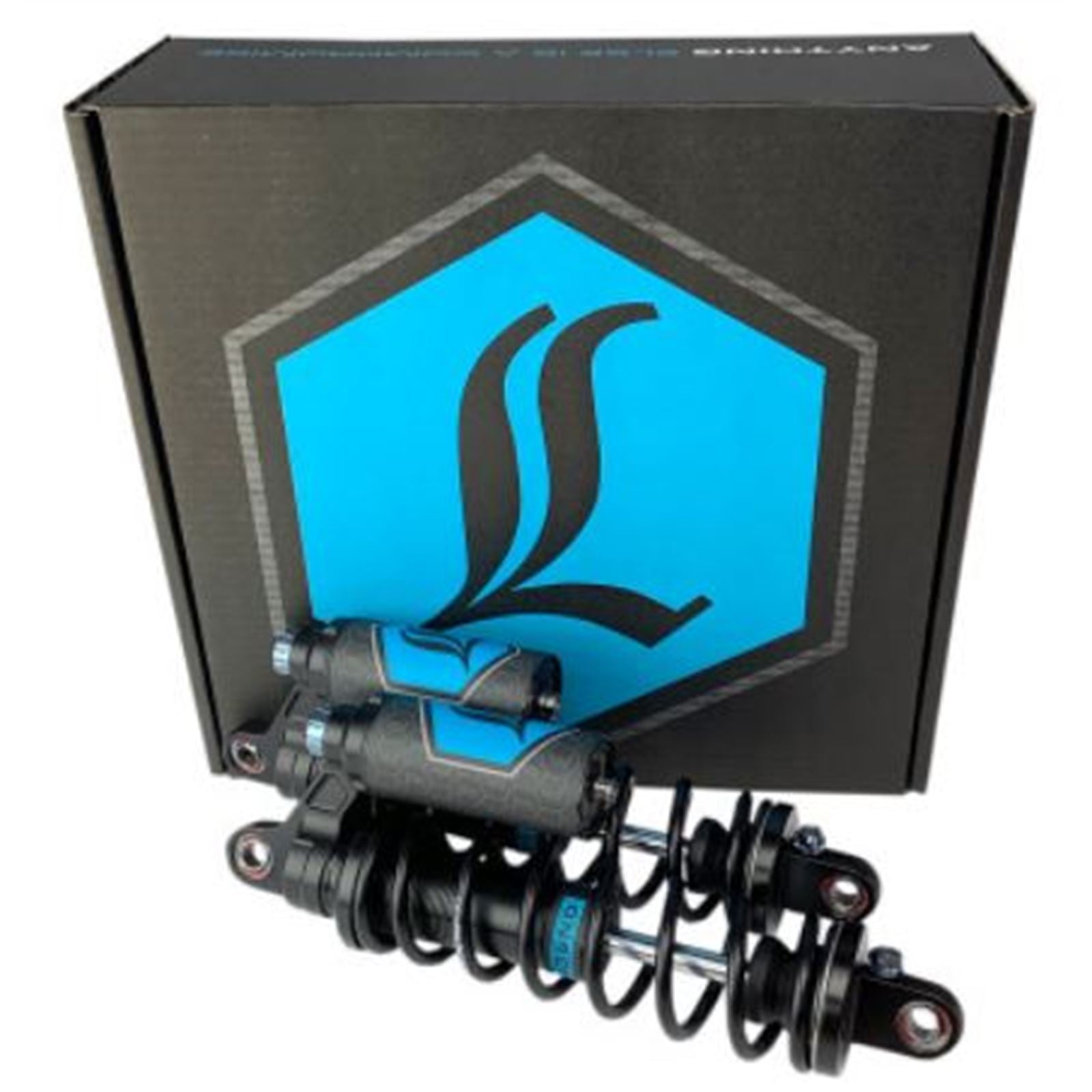 Legend Suspensions Revo ARC Piggyback Shocks - Standard - Black - 14" - '99-'17 Dyna [MPN: 1310-1892]_680940