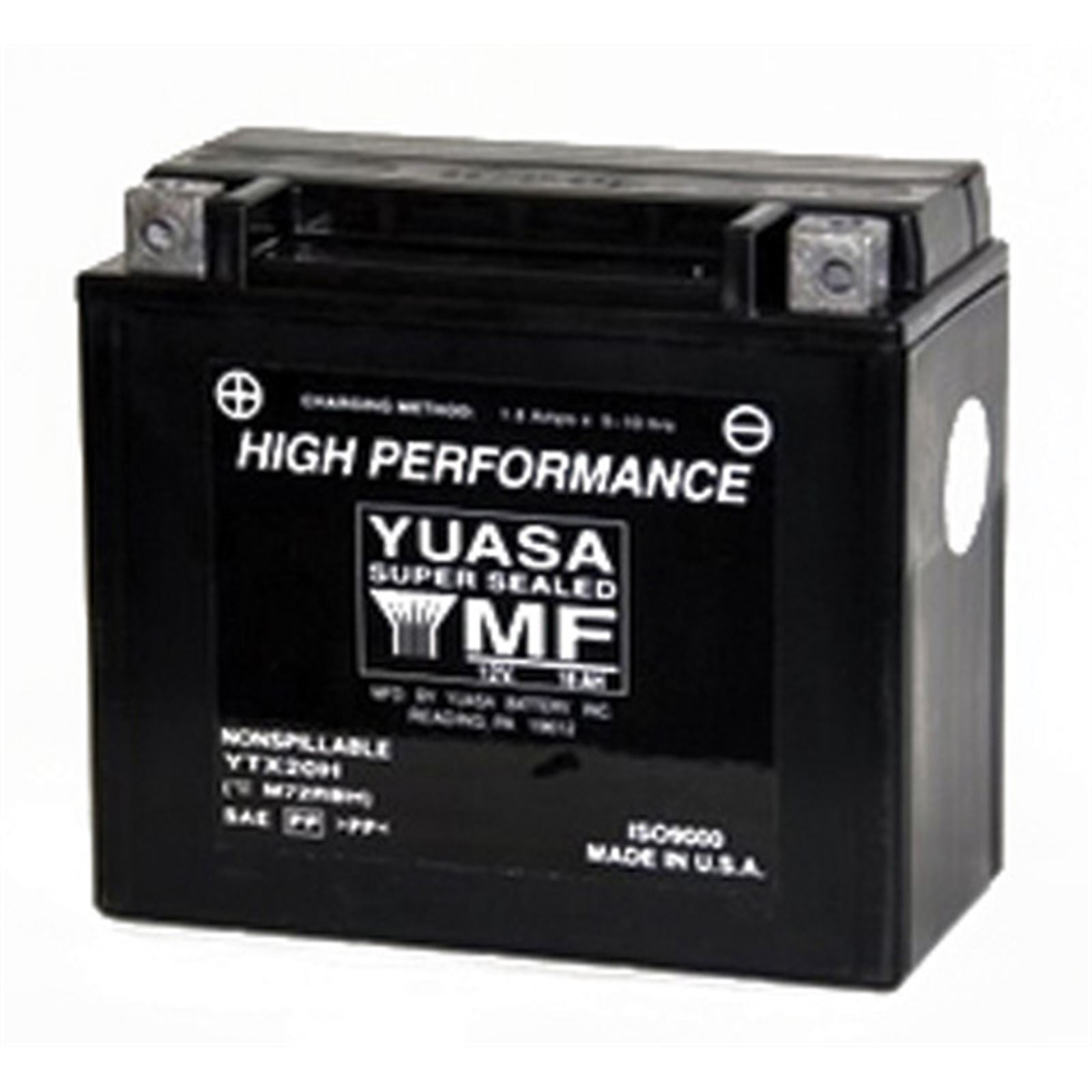 Yuasa AGM Battery - 12V - 18ah - YTX20H YUAM72RBH_600248