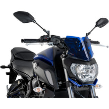 Puig Naked Sport Windscreen - Blue for Yamaha [MPN: 9666A]_461523