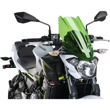 Puig Touring Naked New Generation Windscreen - Green Fits Kawasaki [MPN: 9369V]_461464
