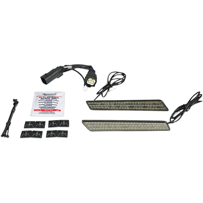 Custom Dynamics Saddlebag Latch Lights - Smoke CD-LATCH-BCM-S_1042383