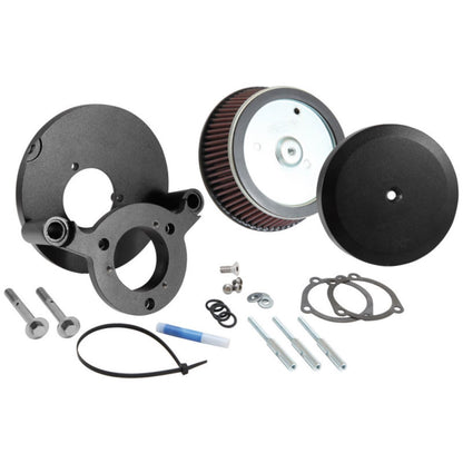 K&N Filters Intake Kit Twin Cam Hammer Black [MPN: RK-3933B]_1755303