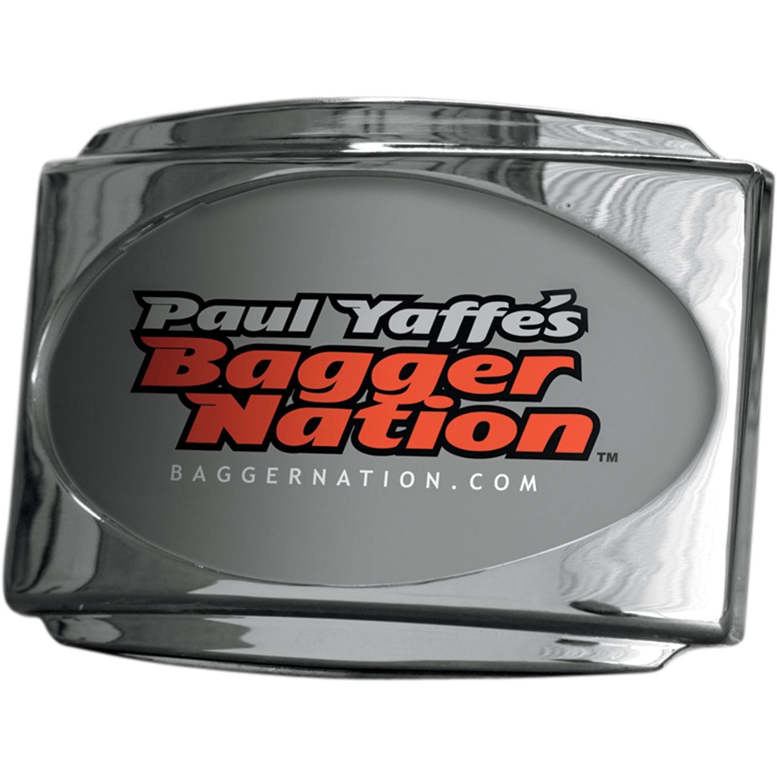 Paul Yaffe's Bagger Nation License Plate Frame - CVO - Chrome [MPN: USLP3-C]_452159