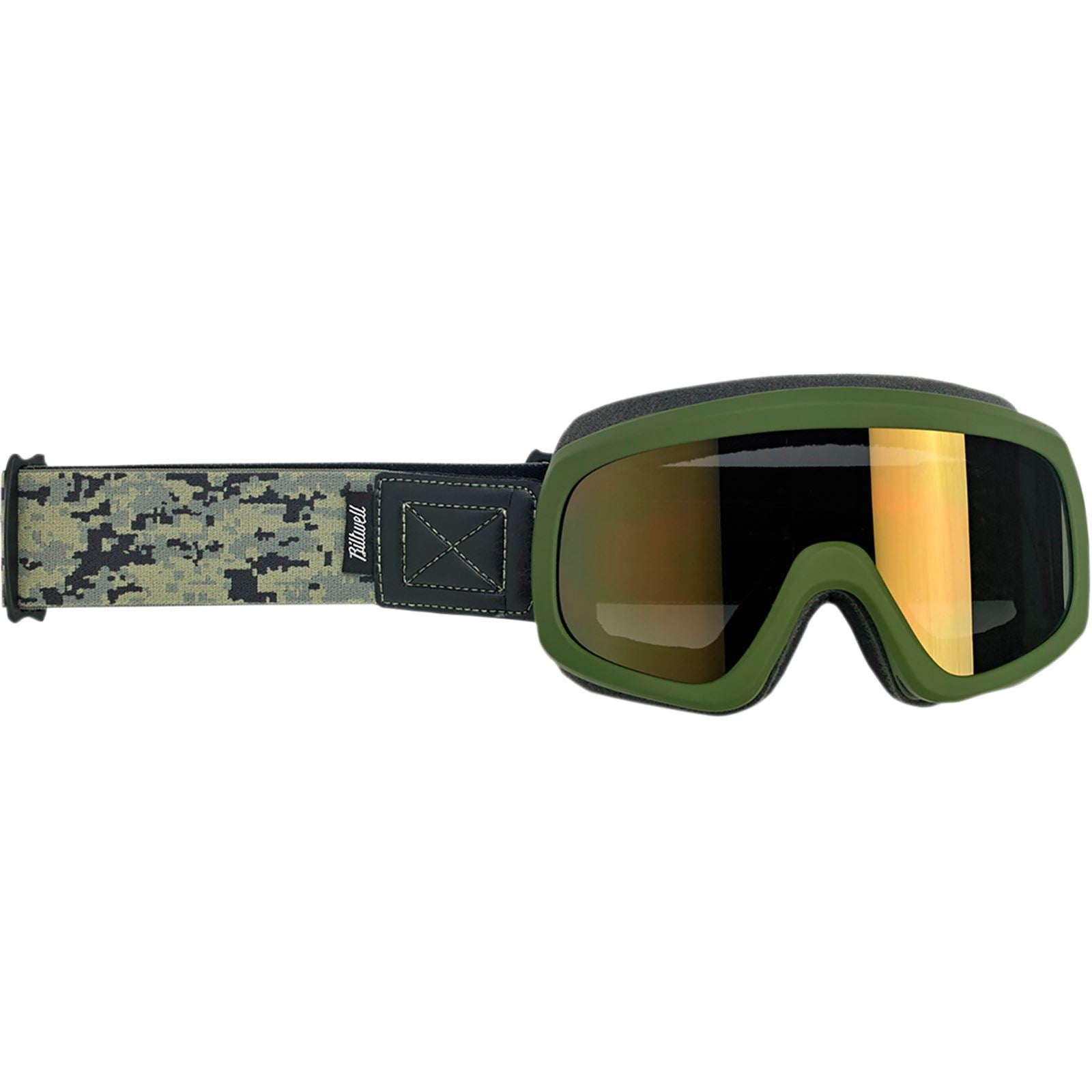 Biltwell Inc. Overland 2.0 Goggles - Grunt - Olive Camo 2111-6003-008_353268