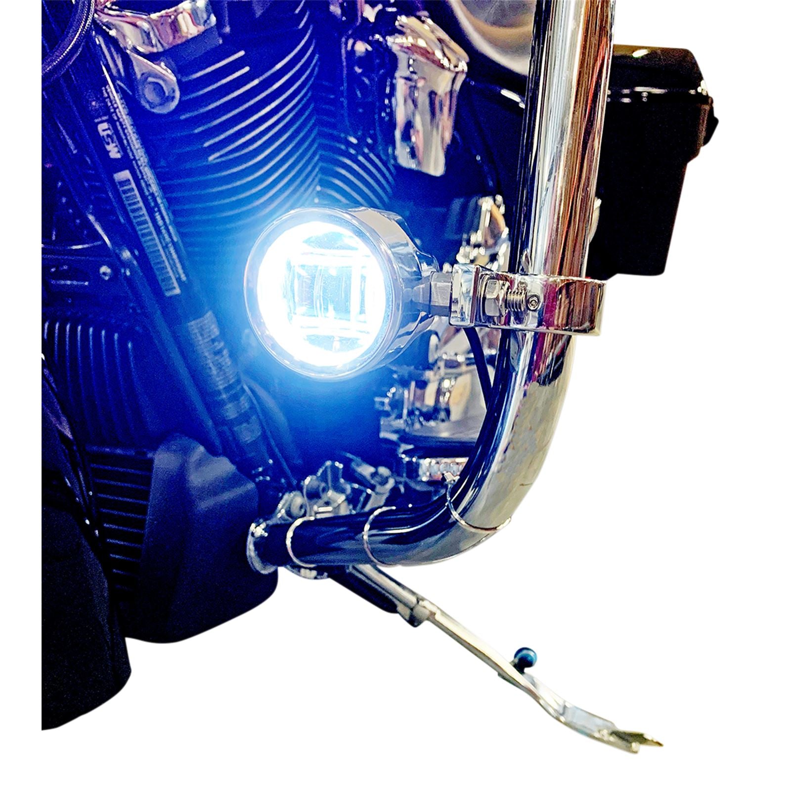 Custom Dynamics ProBeam LED Fog Light for Indian - Chrome PB-FOG-IND-C_367328