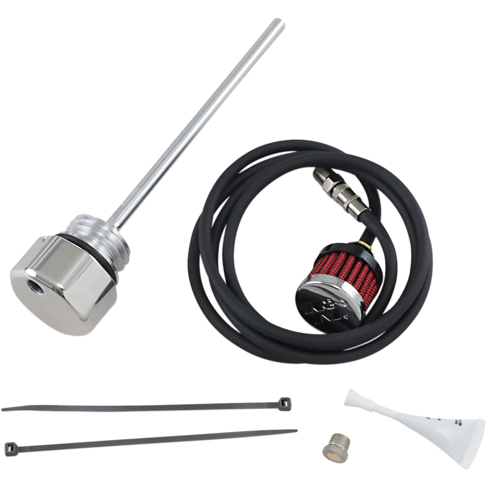 Feuling Vented Dipstick - Polished - Touring 3087_386821
