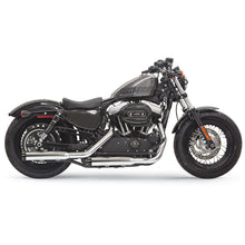 Bassani Manufacturing Mufflers - Chome/Black - Fluted - Sportster [MPN: 1X27T]_349995