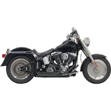 Bassani Manufacturing Pro Street Exhaust - Black - Turn Out - '86-'17 Softail [MPN: 1S24DB]_349766