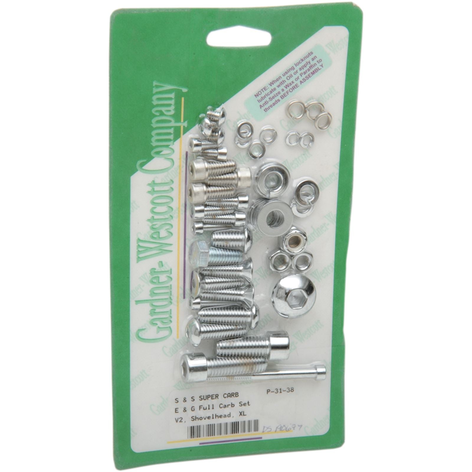 Gardnerwestcott Chrome S&S E & G Carburetor Body and Air Cleaner P-31-38_390156