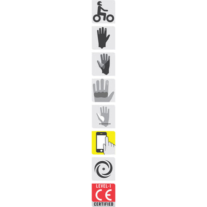 Alpinestars Crazy Eight Gloves - Black - Large [MPN: 3509018-1100-L]_332560