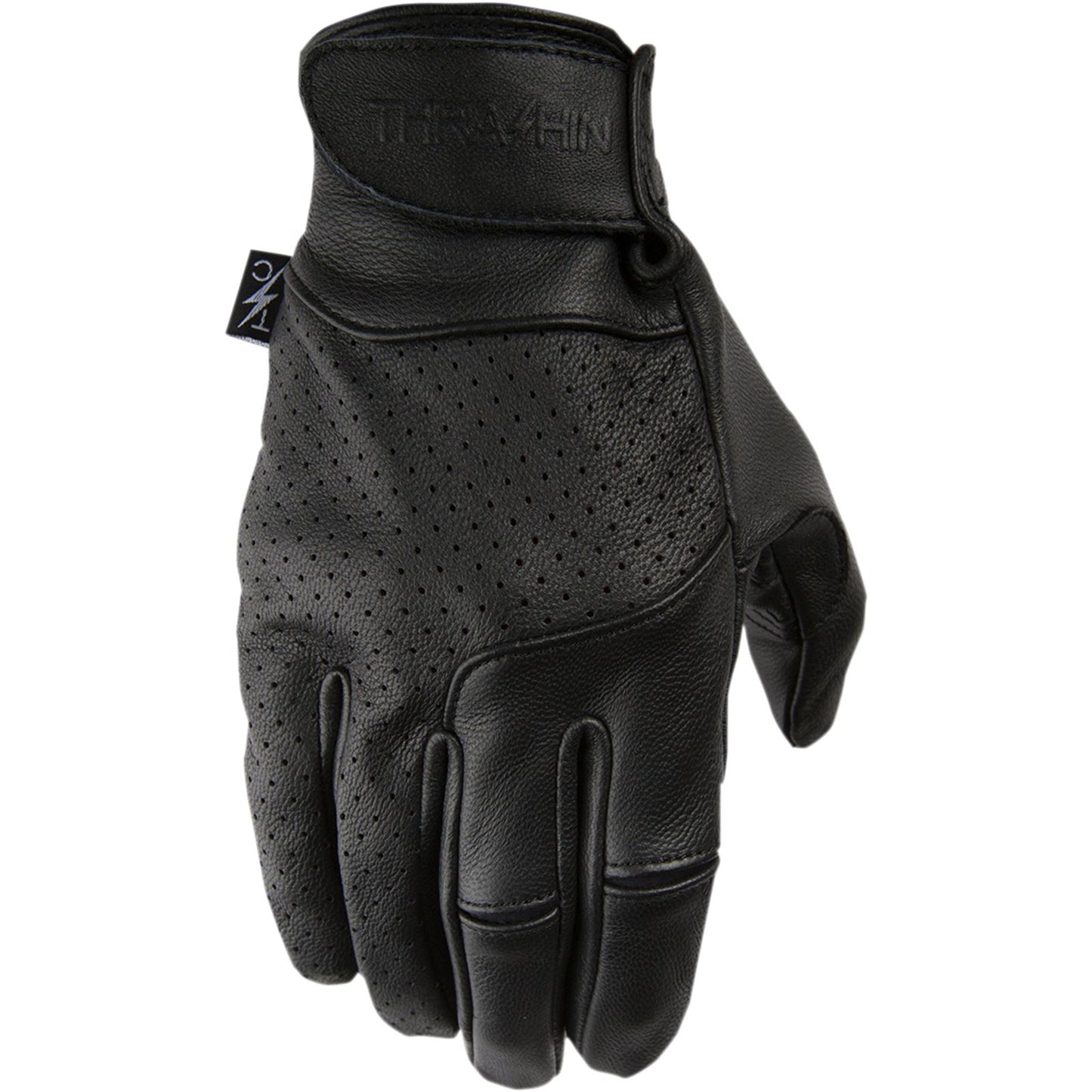 Thrashin Supply Company Siege Leather Gloves - Black - Small [MPN: TSG-0001-08]_483448