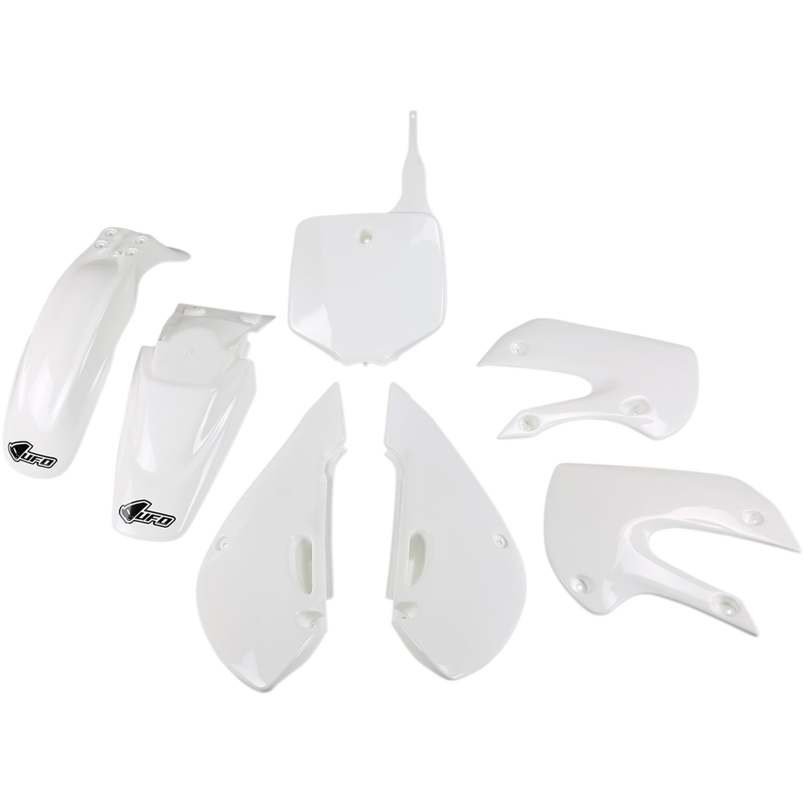 UFO Plastics Body Kit - White - KLX110 - '01-'09 [MPN: KA37002-047]_488166