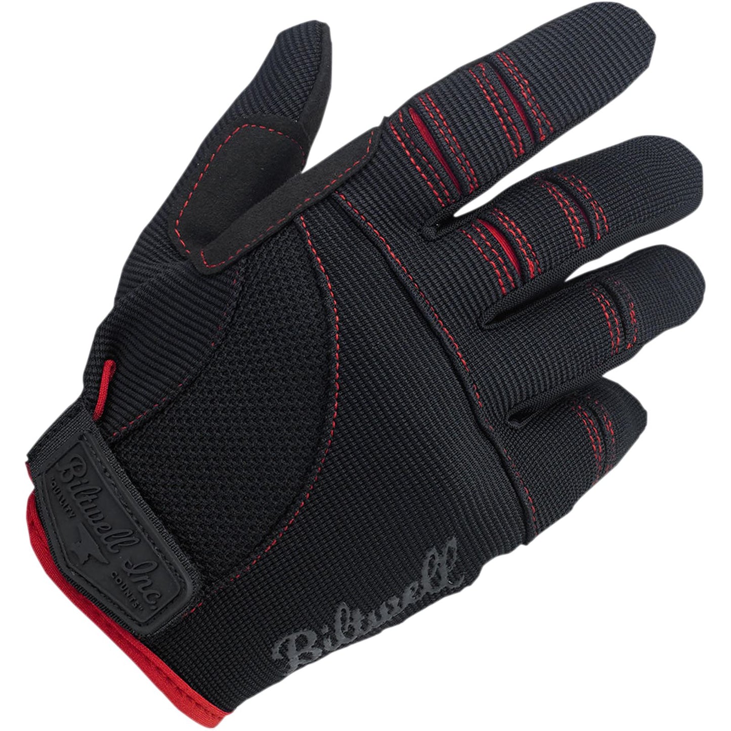 Biltwell Inc. Moto Gloves - Black/Red - Small 1501-0108-002_353369