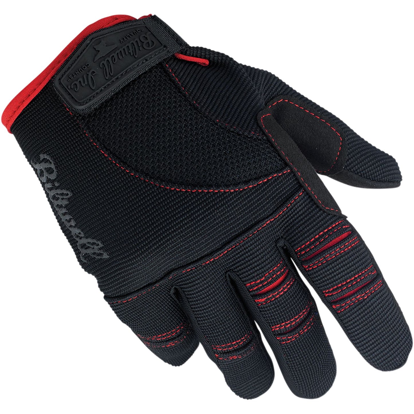 Biltwell Inc. Moto Gloves - Black/Red - Small 1501-0108-002_353371