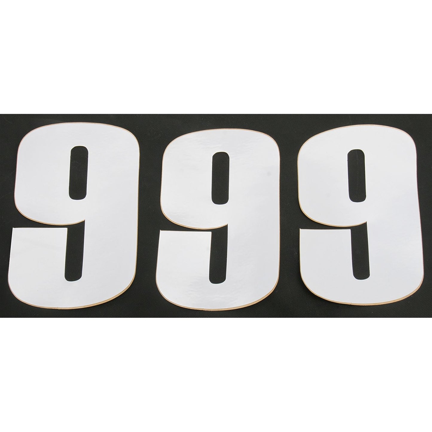 Moose Offroad Race Number 9 - White - 6" 4310-0679_438311