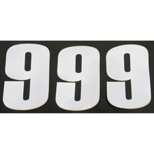 Moose Offroad Race Number 9 - White - 6" 4310-0679_438311