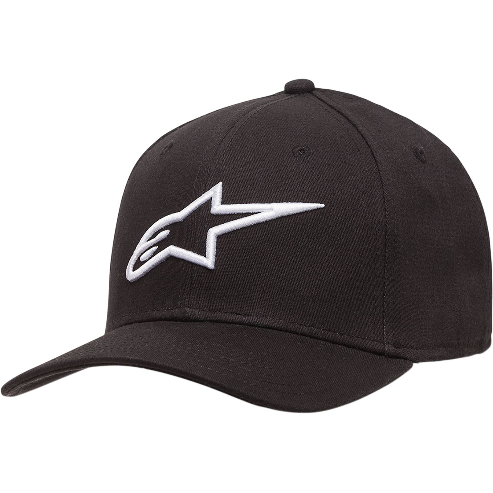 Alpinestars Ageless Hat - Curved Bll - Black/White_324230