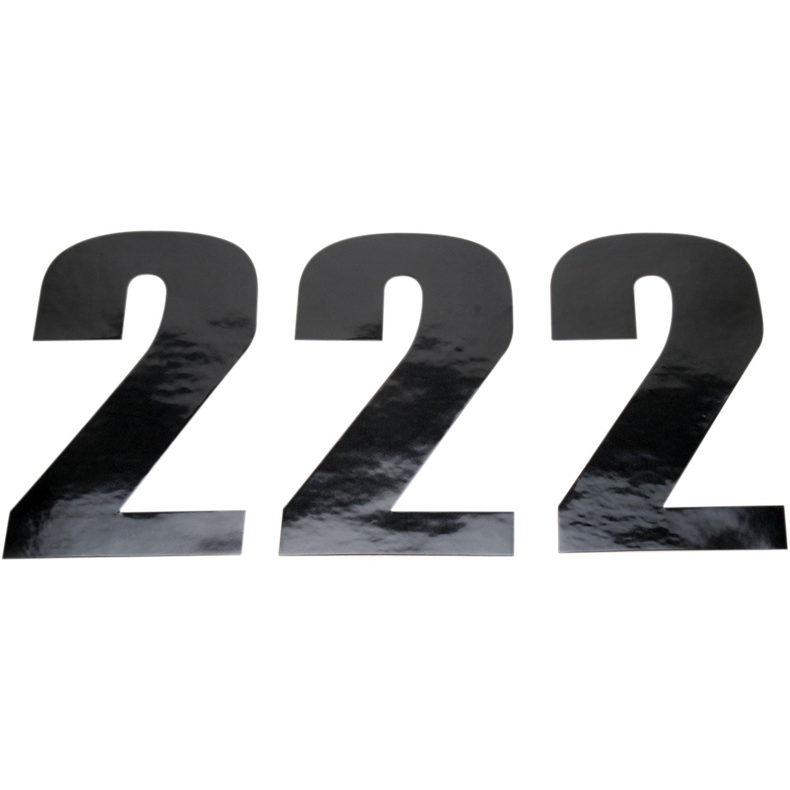 Moose Offroad Race Number 2 - Black - 4.5" 4310-0642_438274