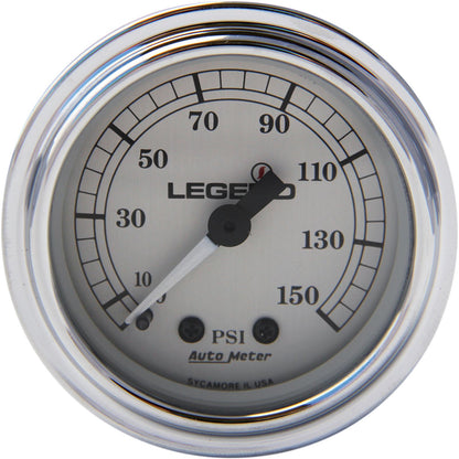 Legend Suspensions Fairing Mounted LED Backlit PSI Gauges - Silver [MPN: 2212-0485]_418454