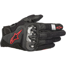 Alpinestars SMX-1 Air V2 Gloves - Black/Red - Medium [MPN: 3570518-1030-M]_332412